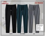 Any 3 PIECE | Premium Comfortable Micro Stitched Solid Trouser