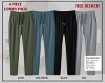 Any 4 PIECE | Premium Comfortable Micro Stitched Solid Trouser