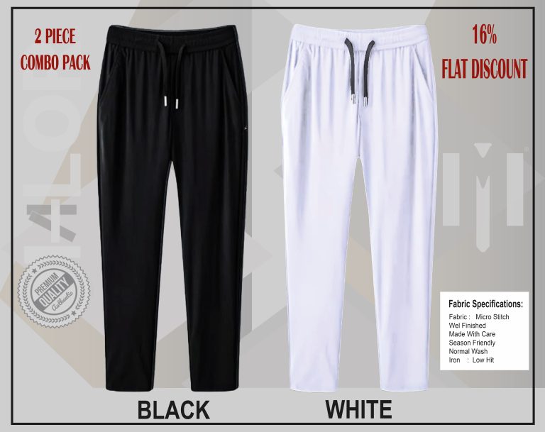 Any 2 PIECE | Premium Comfortable Micro Stitched Solid Trouser - Image 1