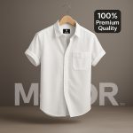 Premium Comfortable Oxford Cotton Short Sleeve Shirt For Men’s – PINK - Image 4