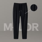 Premium Quality Micro Solid Trouser – BLACK