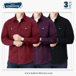 3 Pcs Combo Premium Double Pocket Shirt