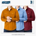 3 Pcs Combo Premium Double Pocket Shirt