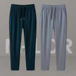 Premium Quality Micro Solid Trouser – SEA GREEN & ASH