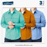 3 Pcs Combo Premium Double Pocket Shirt