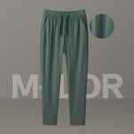 Premium Quality Micro Solid Trouser – OLIVE