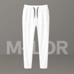 Premium Quality Solid Trouser - White
