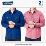 2 Pcs Combo Premium Double Pocket Shirt