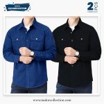 2 Pcs Combo Premium Double Pocket Shirt