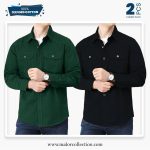 2 Pcs Combo Premium Double Pocket Shirt