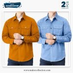 2 Pcs Combo Premium Double Pocket Shirt