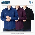 3 Pcs Combo Premium Double Pocket Shirt