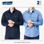 2 Pcs Combo Premium Double Pocket Shirt