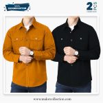 2 Pcs Combo Premium Double Pocket Shirt