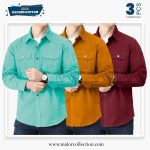 3 Pcs Combo Premium Double Pocket Shirt