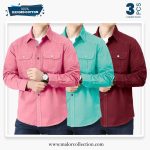 3 Pcs Combo Premium Double Pocket Shirt