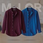 Band Collar Premium Shirt - 2 Pcs Combo