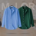 Band Collar Premium Shirt 2 Pcs Combo