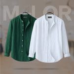 Band Collar Premium Shirt 2 Pcs Combo