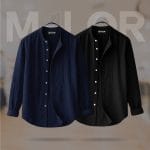 Band Collar Premium Shirt 2 Pcs Combo