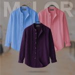 Band Collar Premium Shirt - 3 Pcs Combo