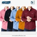 5 Pcs Combo Premium Double Pocket Shirt